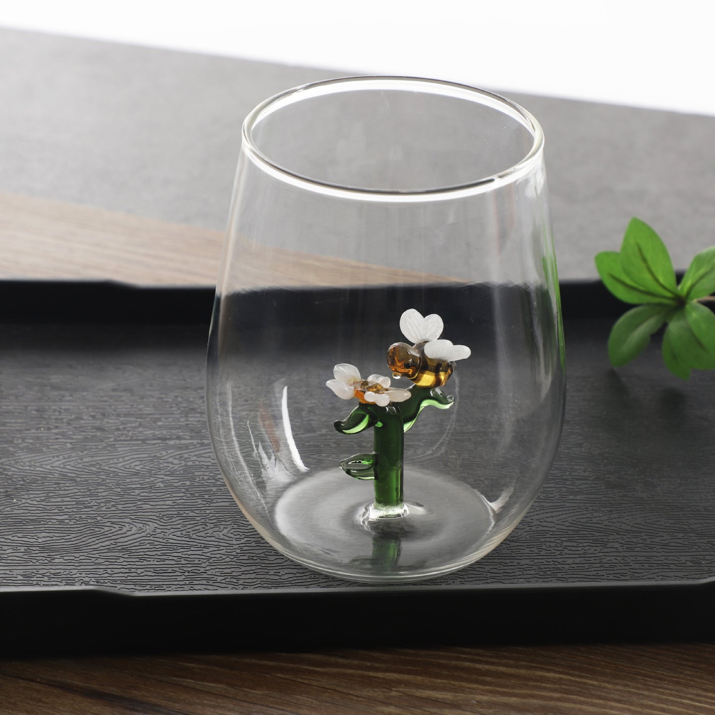 Assorted 3D Decorative Glass Mugs