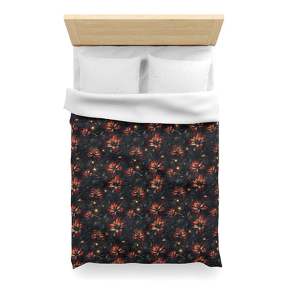 Fire Lilly Dreams Microfiber Duvet Cover