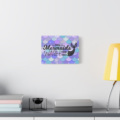 Even Mermaids Wash Their Tails 2 Canvas Art