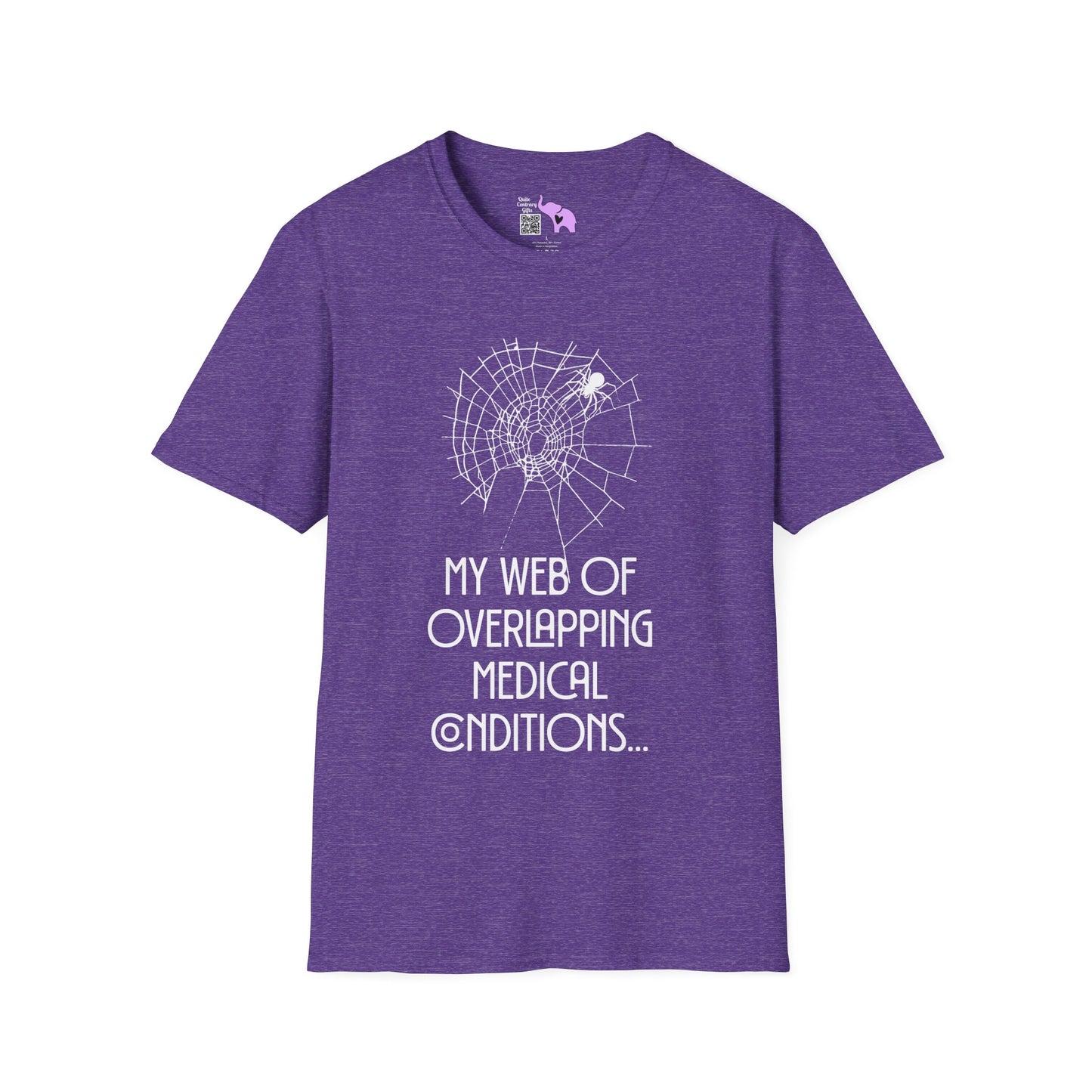 My Web of Overlapping Medical Conditions Adult T-shirt