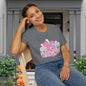 Floral Pumpkins Adult T-shirt