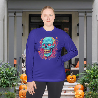 Psycho Skull Adult Long Sleeve Tee