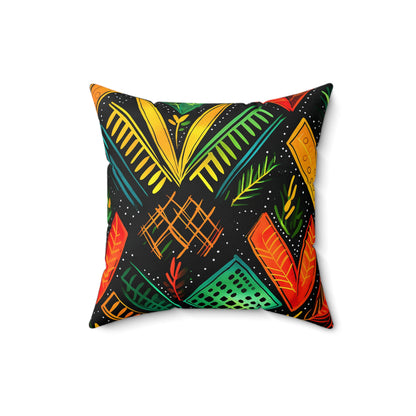 Kujichagulia Waves Throw Pillow