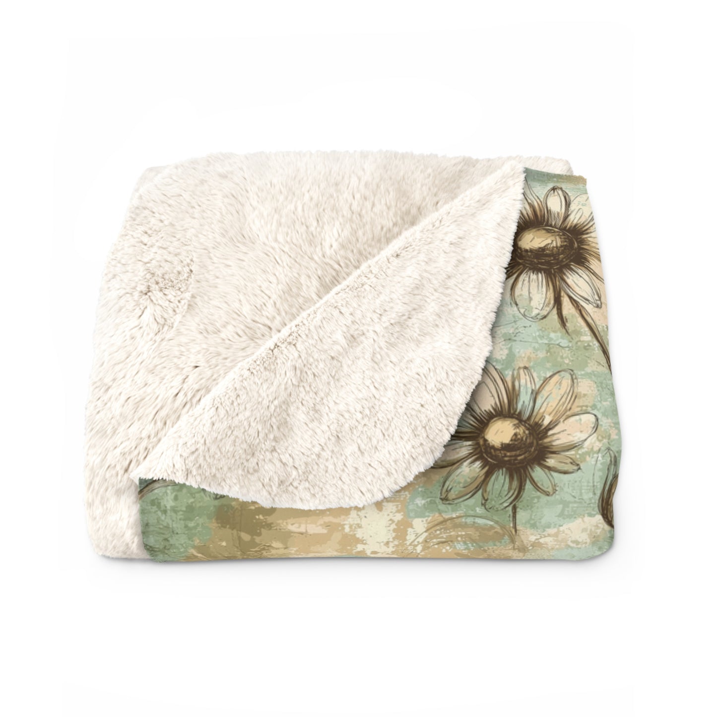 Worn Meadow Daisies Basic Bedding Set