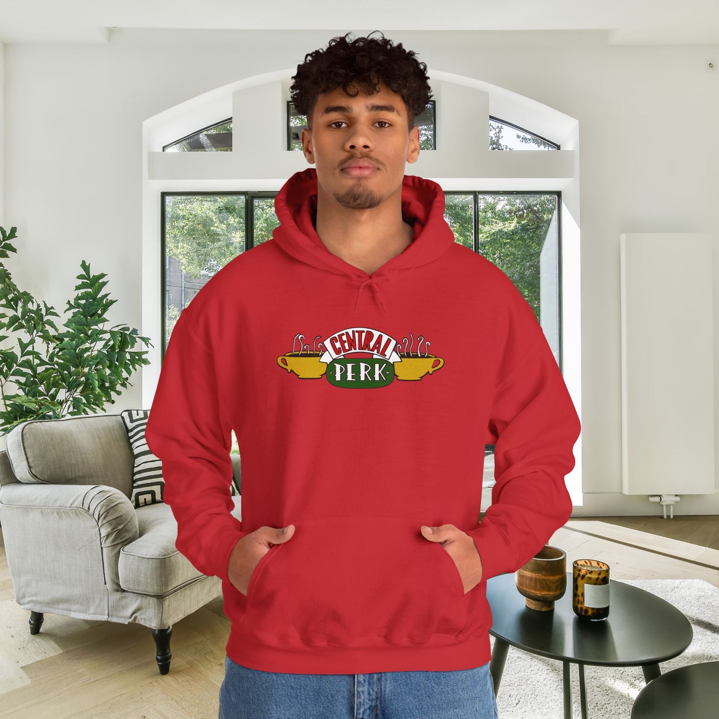 Friends Central Perk Heavy Blend™ Hooded Sweatshirt