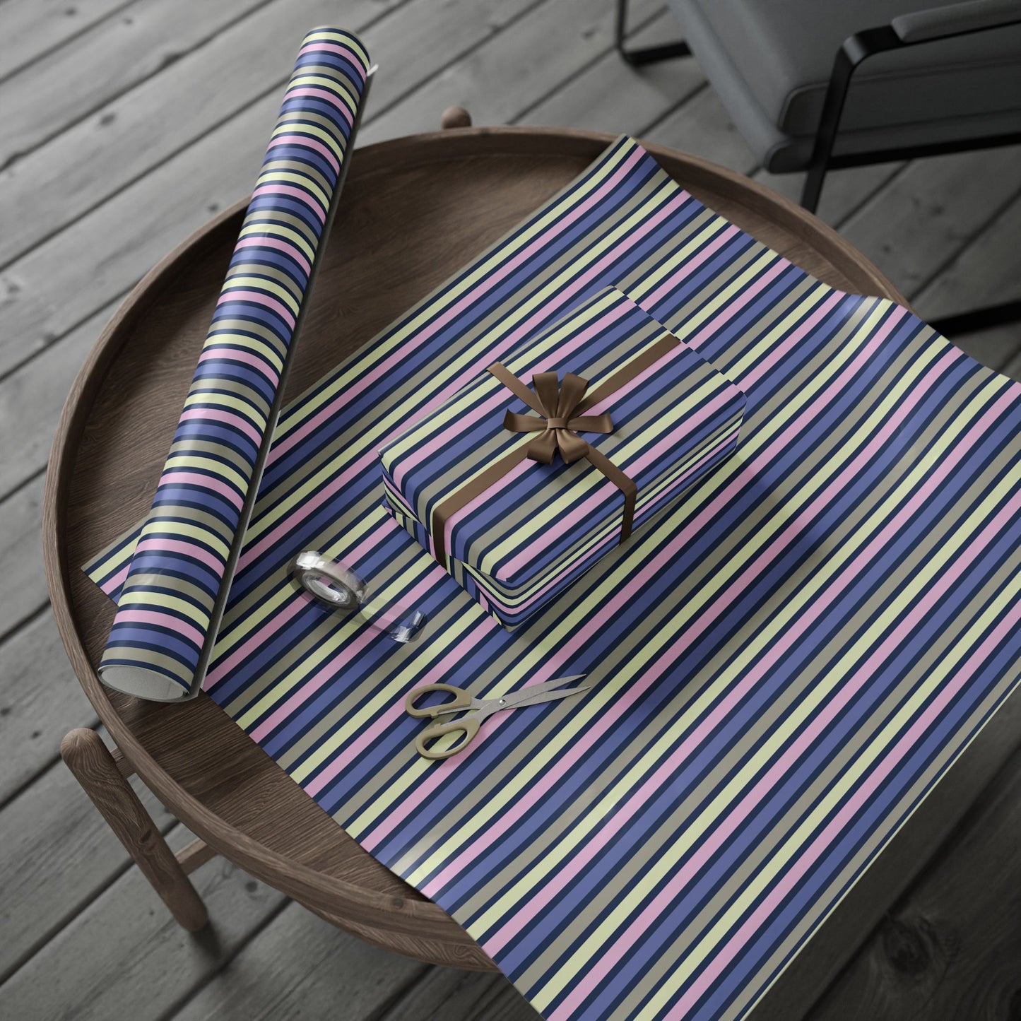 Earthy Stripes Wrapping Paper