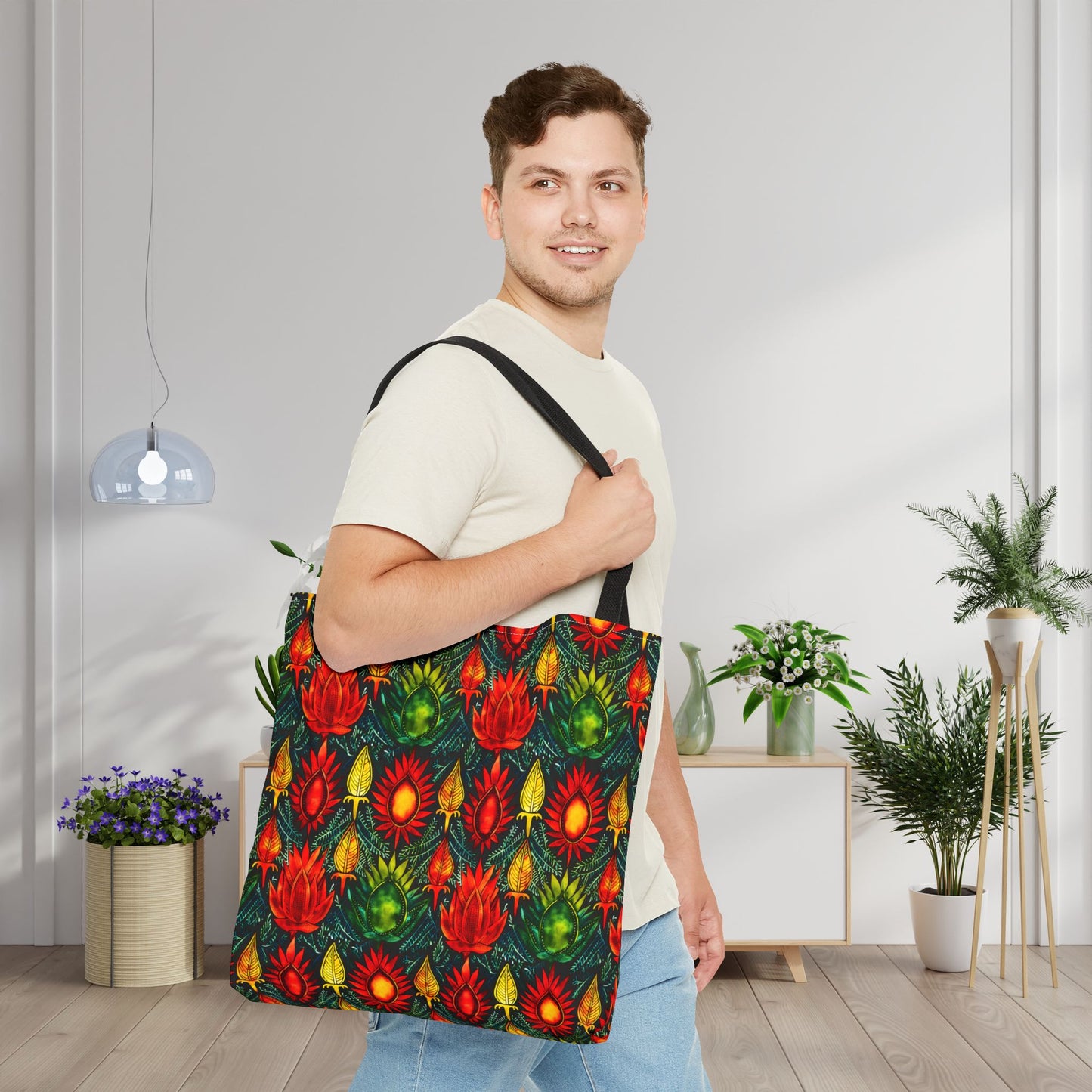 Joyful Burst Canvas Tote Bag