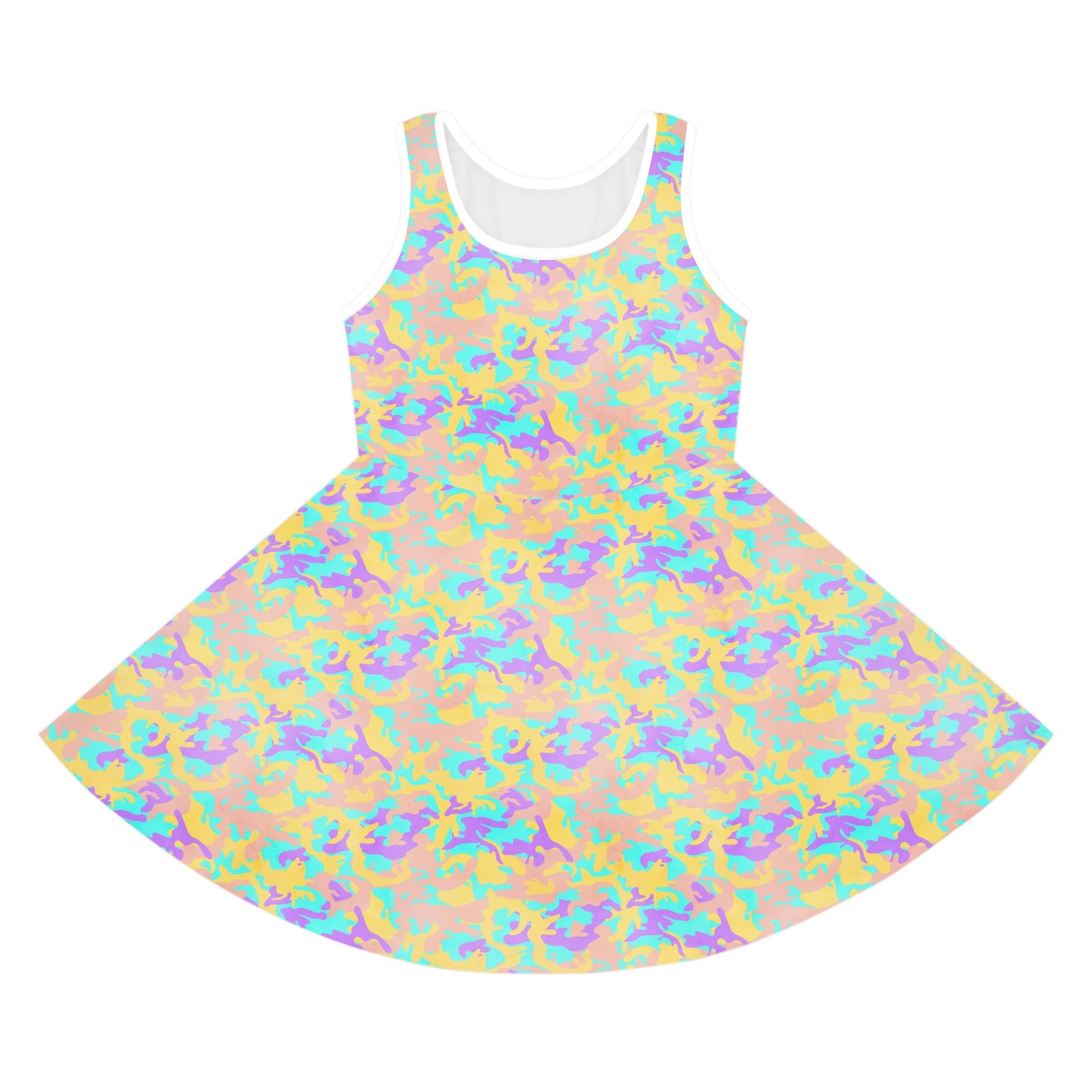 Dreamsicle Camo Girls' Sleeveless Sundress