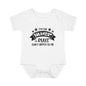 I'm The Youngest The Rules Don't Apply To Me Infant Baby Rib Bodysuit