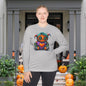Patchwork Pumpkin Heart Adult Long Sleeve Tee