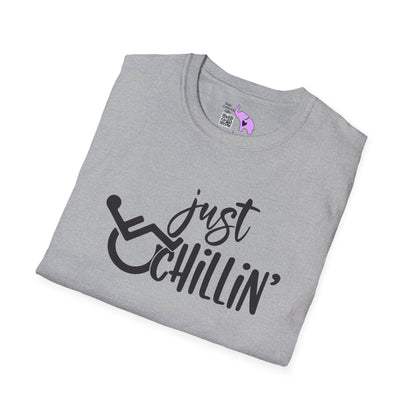 Just Chillin' (Disabled) Adult T-shirt