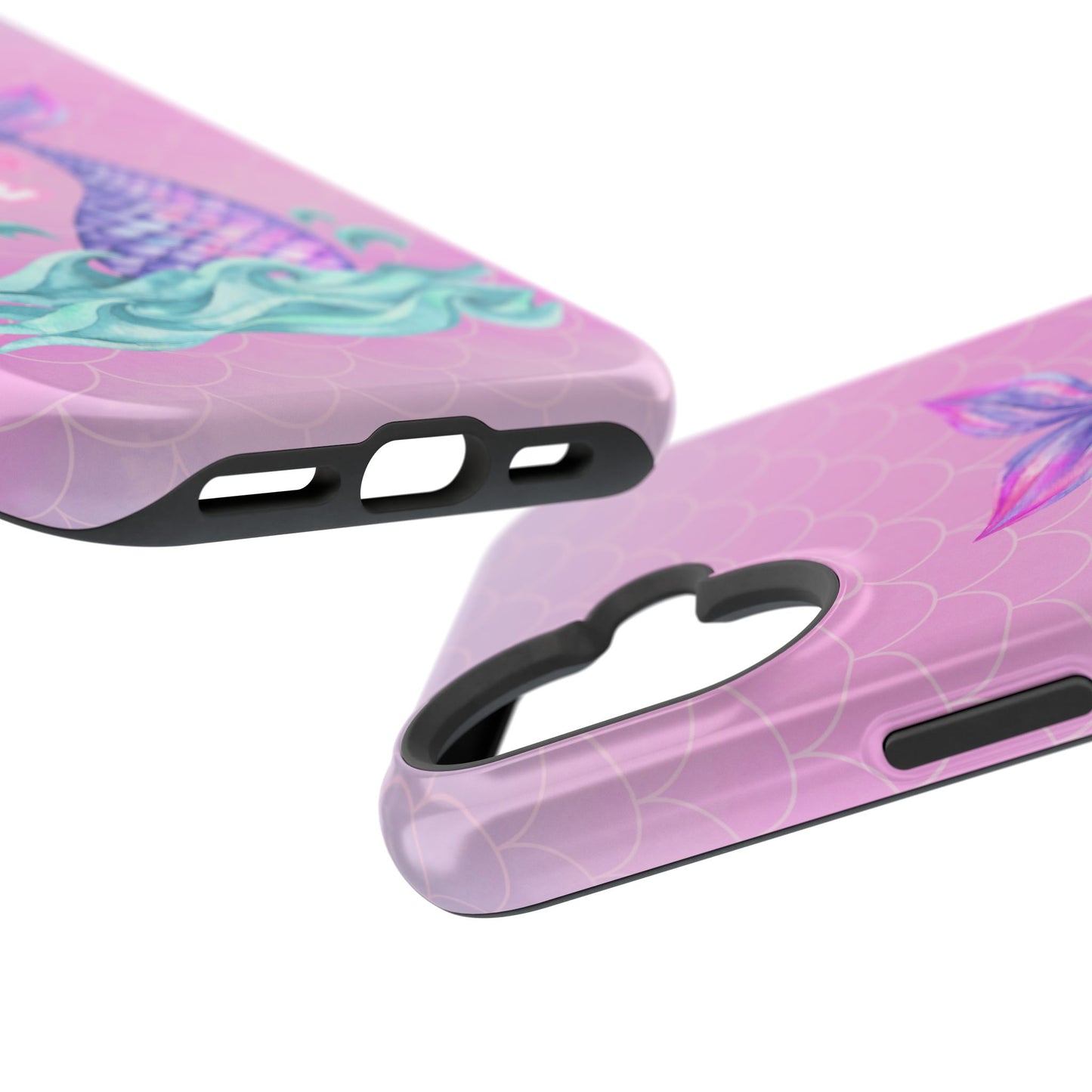 Pink Mermaid Life MagSafe® Compatible Tough Case for iPhone