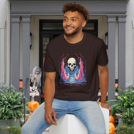 Creepy Ghost 2 Adult T-shirt