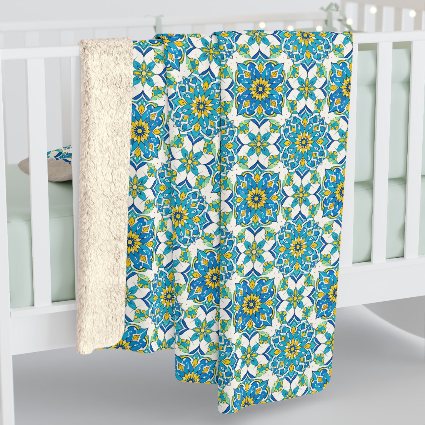 Porto Breeze Sherpa Fleece Blanket