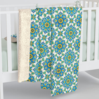 Porto Breeze Sherpa Fleece Blanket