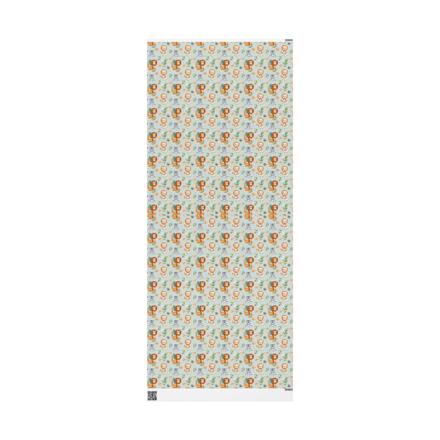 Cute Safari Animals Wrapping Paper