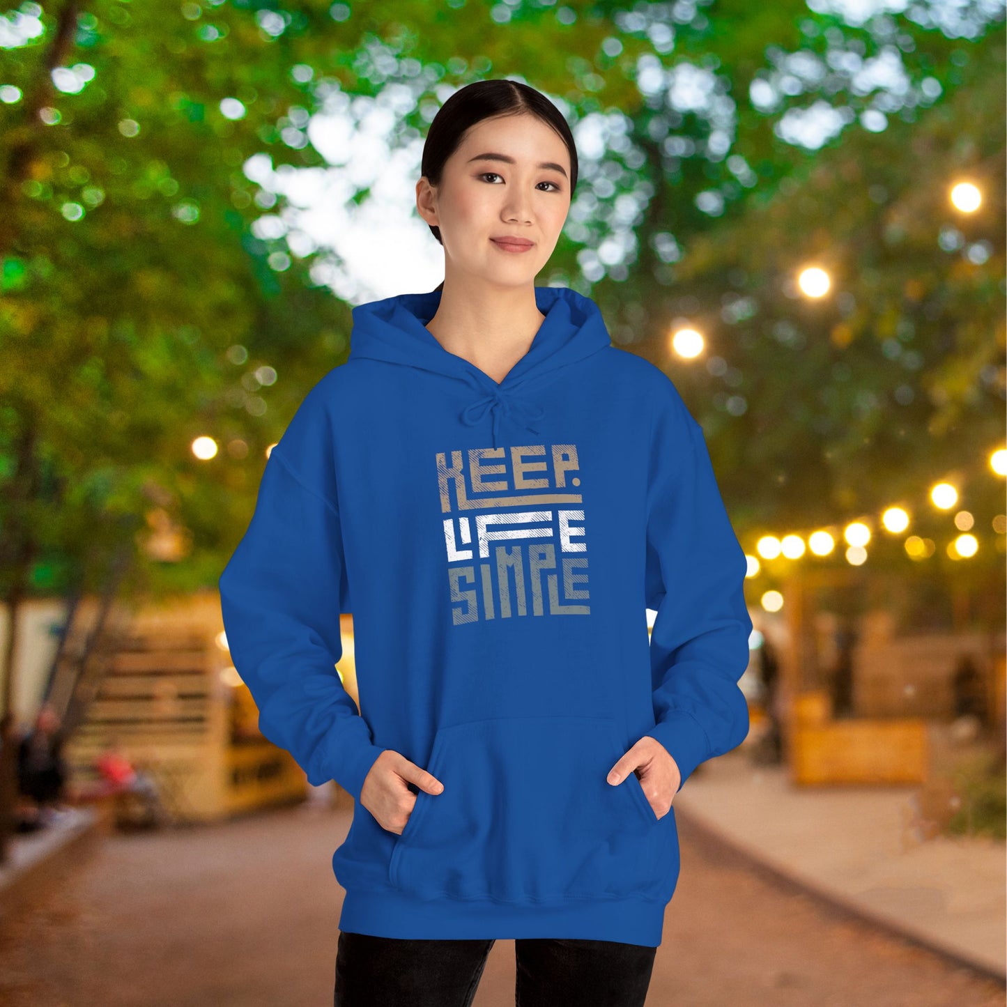 Keep Life Simple Heavy Blend™ Hooded Sweatshirt