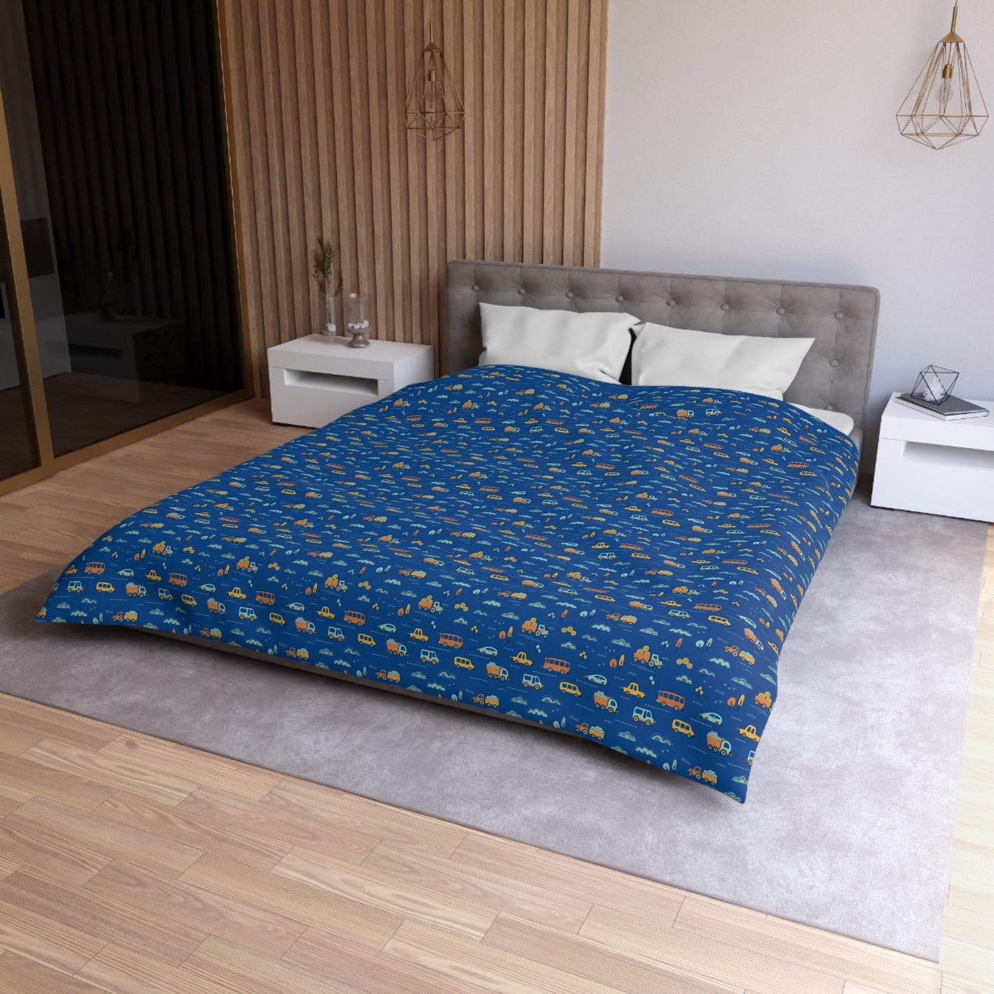 Back & Forth Boulevard Microfiber Duvet Cover