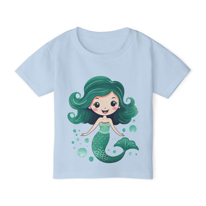 Teal Mermaid Heavy Cotton™ Toddler T-shirt