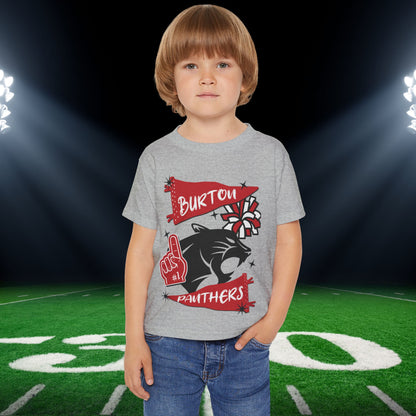 Burton Panthers #1 Heavy Cotton™ Toddler T-shirt