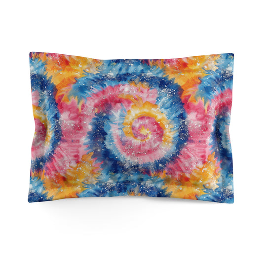 Retro Vortex Microfiber Pillow Sham