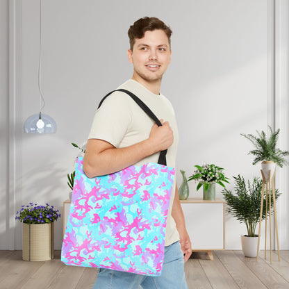 Cotton Candy Camo Canvas Tote Bag