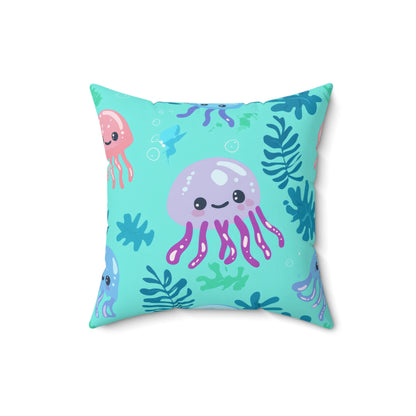 Jellyfish Daydreams Throw Pillow