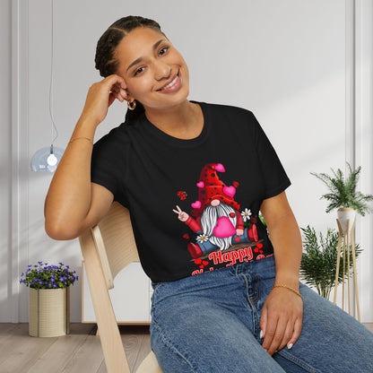 Happy Valentine's Day Gnome Adult T-shirt