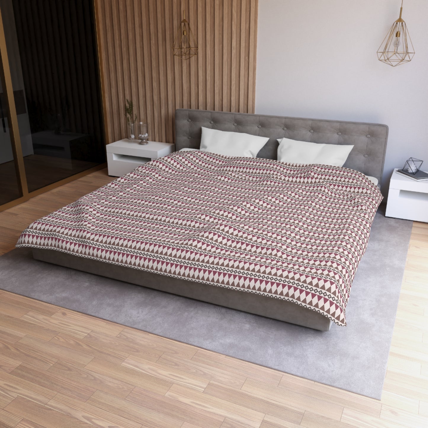 Rosewood Cairn Stripes Duvet Bedding Set