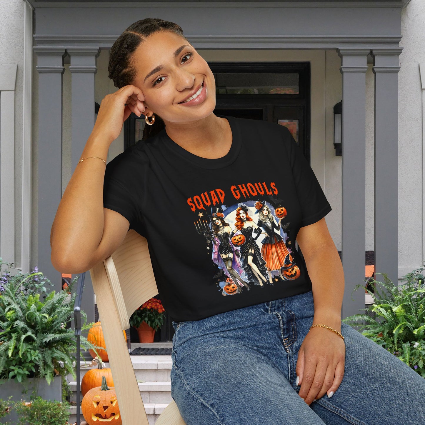 Squad Ghouls Adult T-shirt