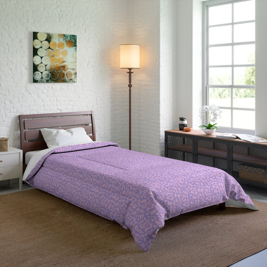 Cotton Candy Cheetah Print Comforter