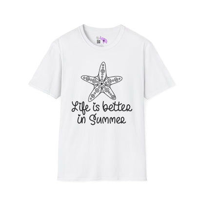 Life Is Better In Summer Adult T-shirt