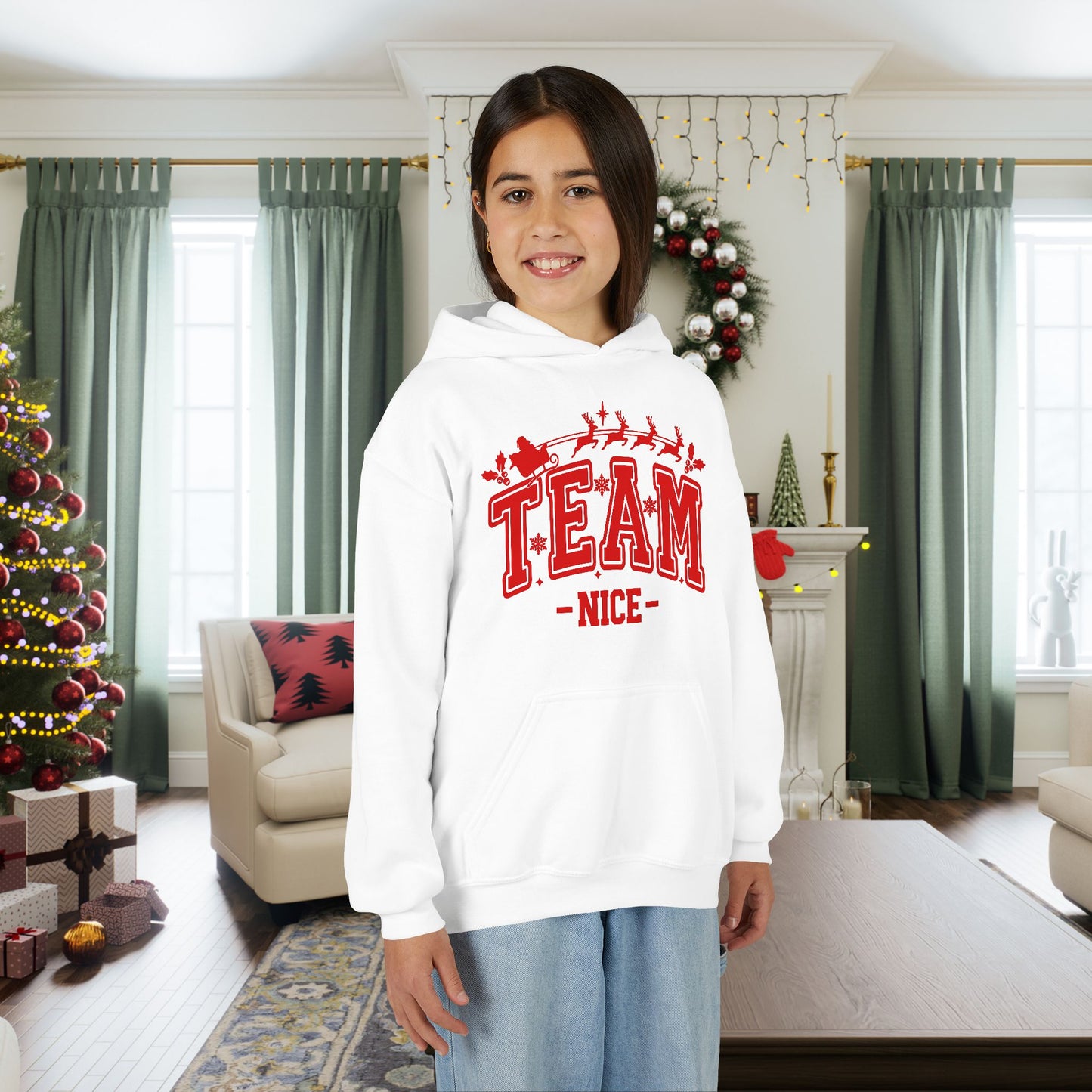 Team Nice Youth Heavy Blend Hoodie