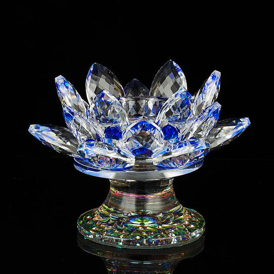 Breathtakingly Beautiful Crystal Lotus Lamp