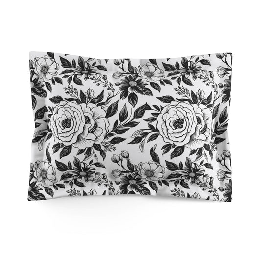 Whispering Blooms Microfiber Pillow Sham