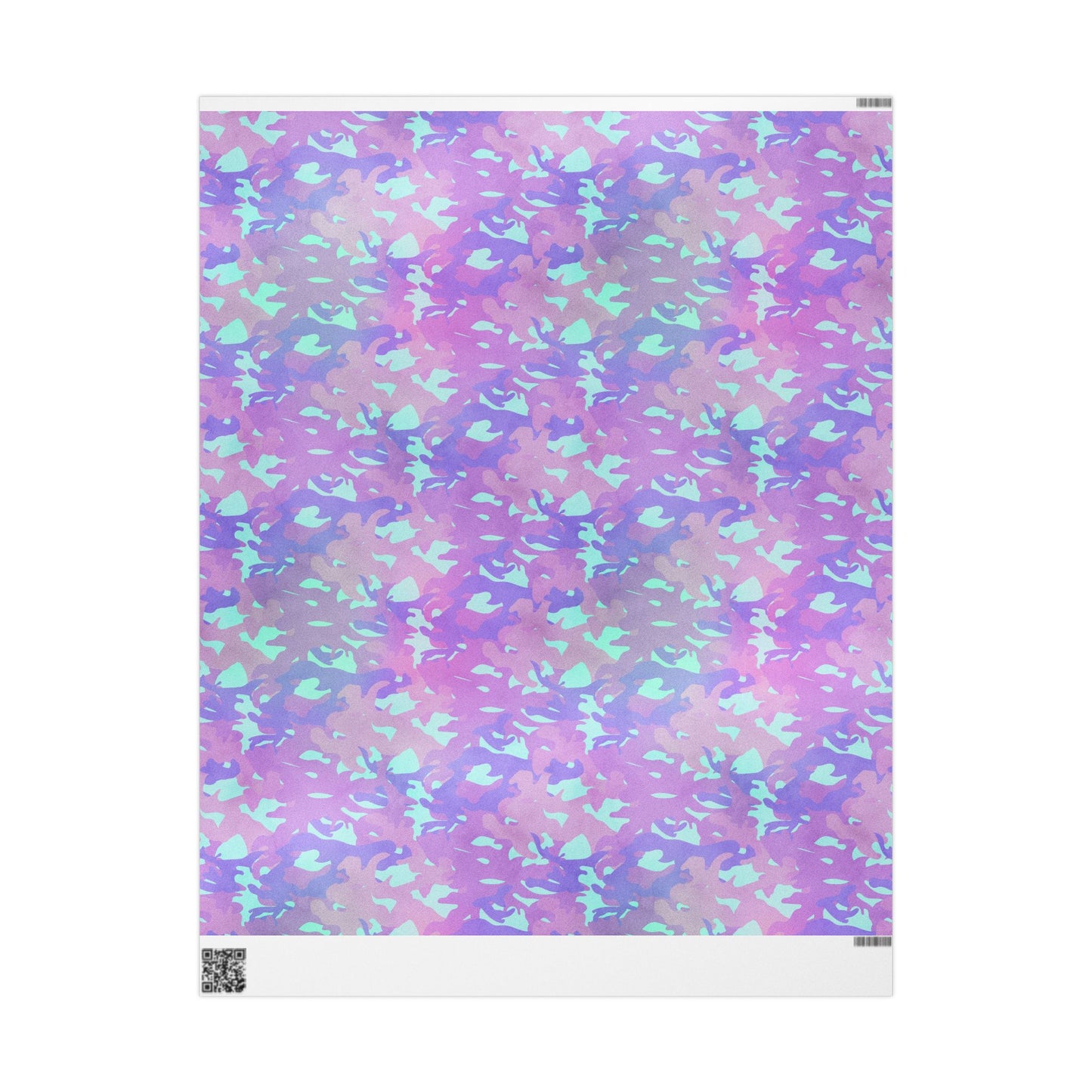 Lavender Mist Camo Wrapping Paper