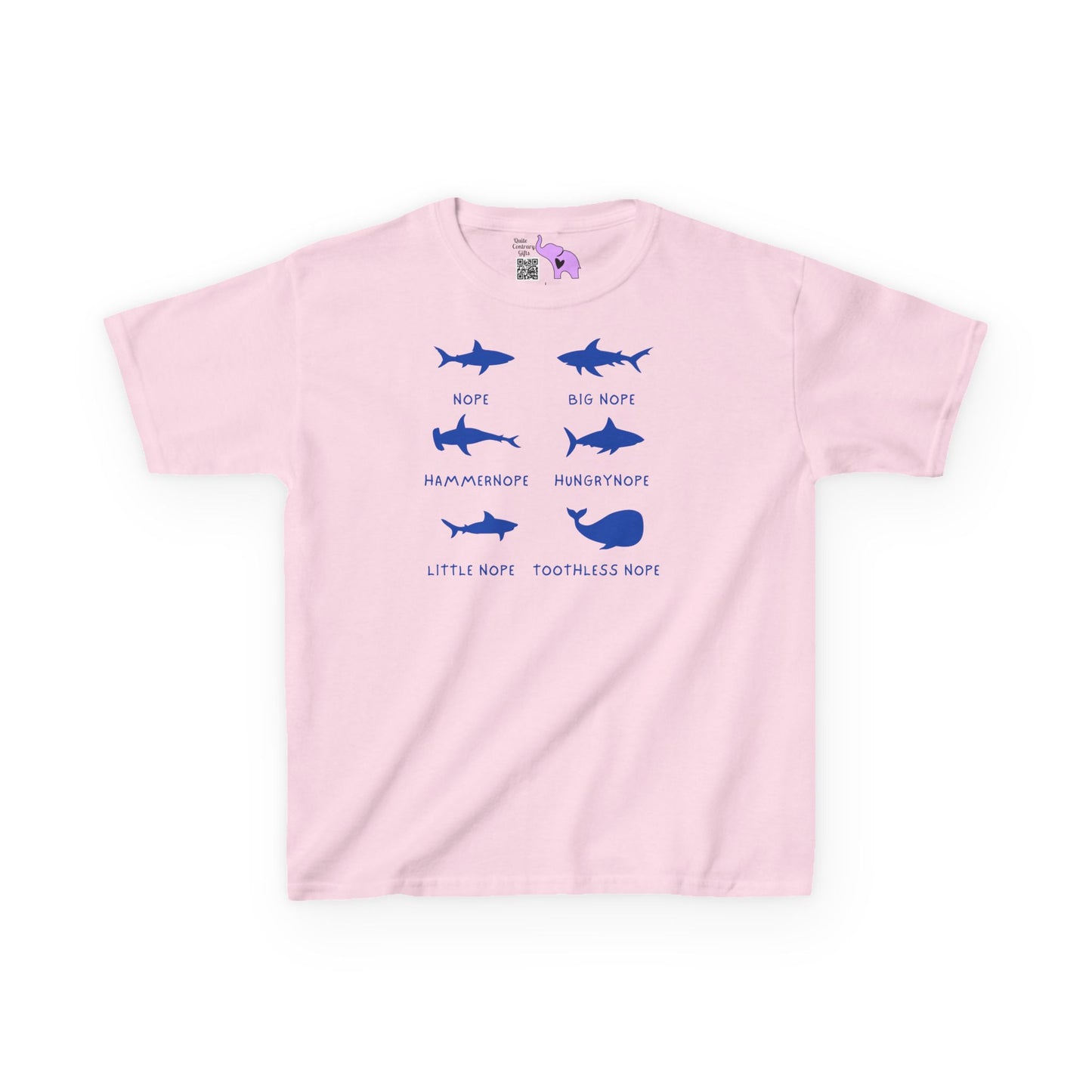 Nope Sharks Kids Heavy Cotton™ Tee