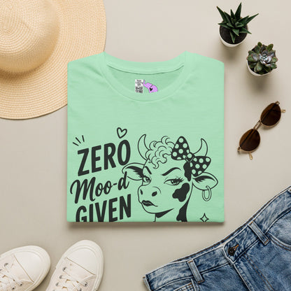Zero Moo-d Given Adult T-shirt
