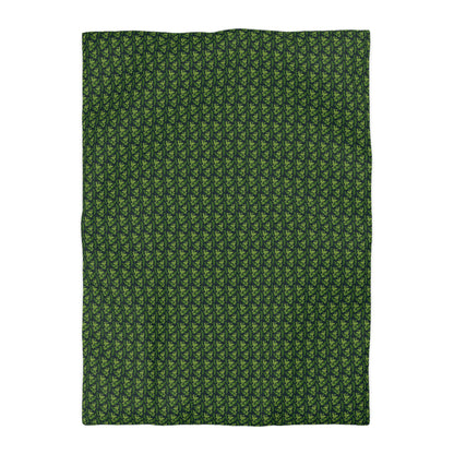 Emerald Canopy Frogs Microfiber Duvet Cover