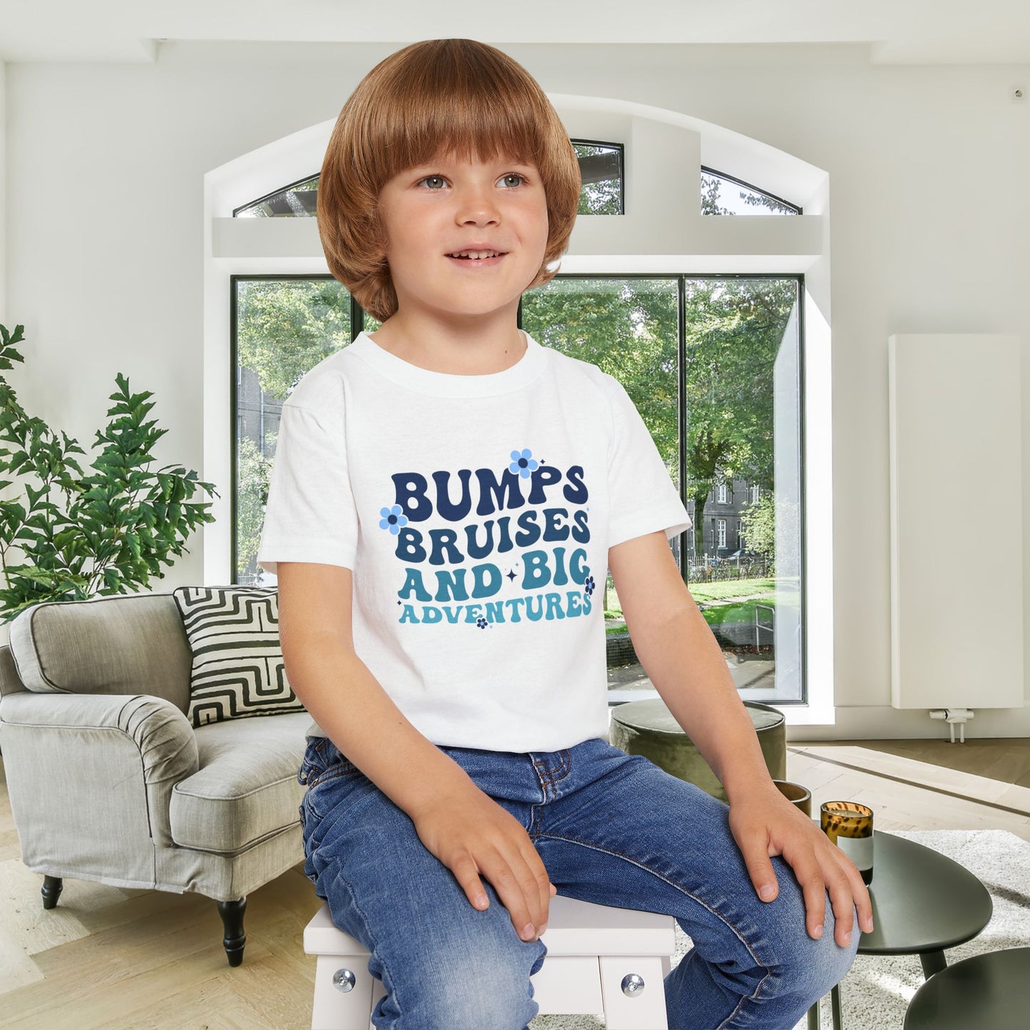 Bumps Bruises And Big Adventures Heavy Cotton™ Toddler T-shirt