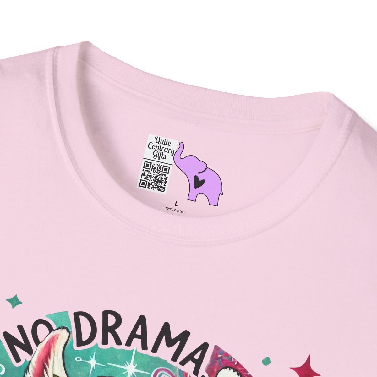 No Drama Just Llama Adult T-shirt