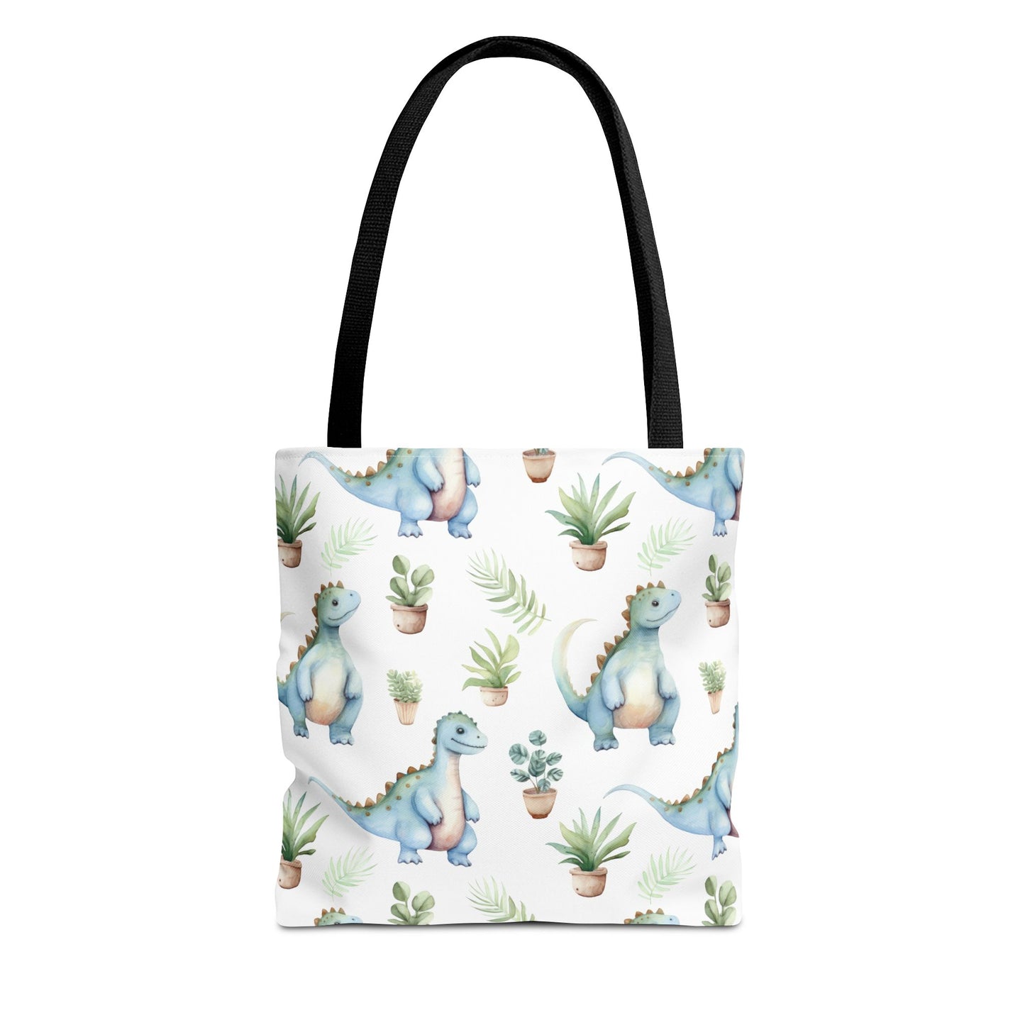 Adorable Dinosaurs Canvas Tote Bag