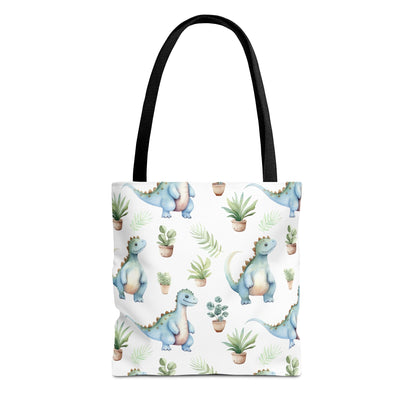 Adorable Dinosaurs Canvas Tote Bag