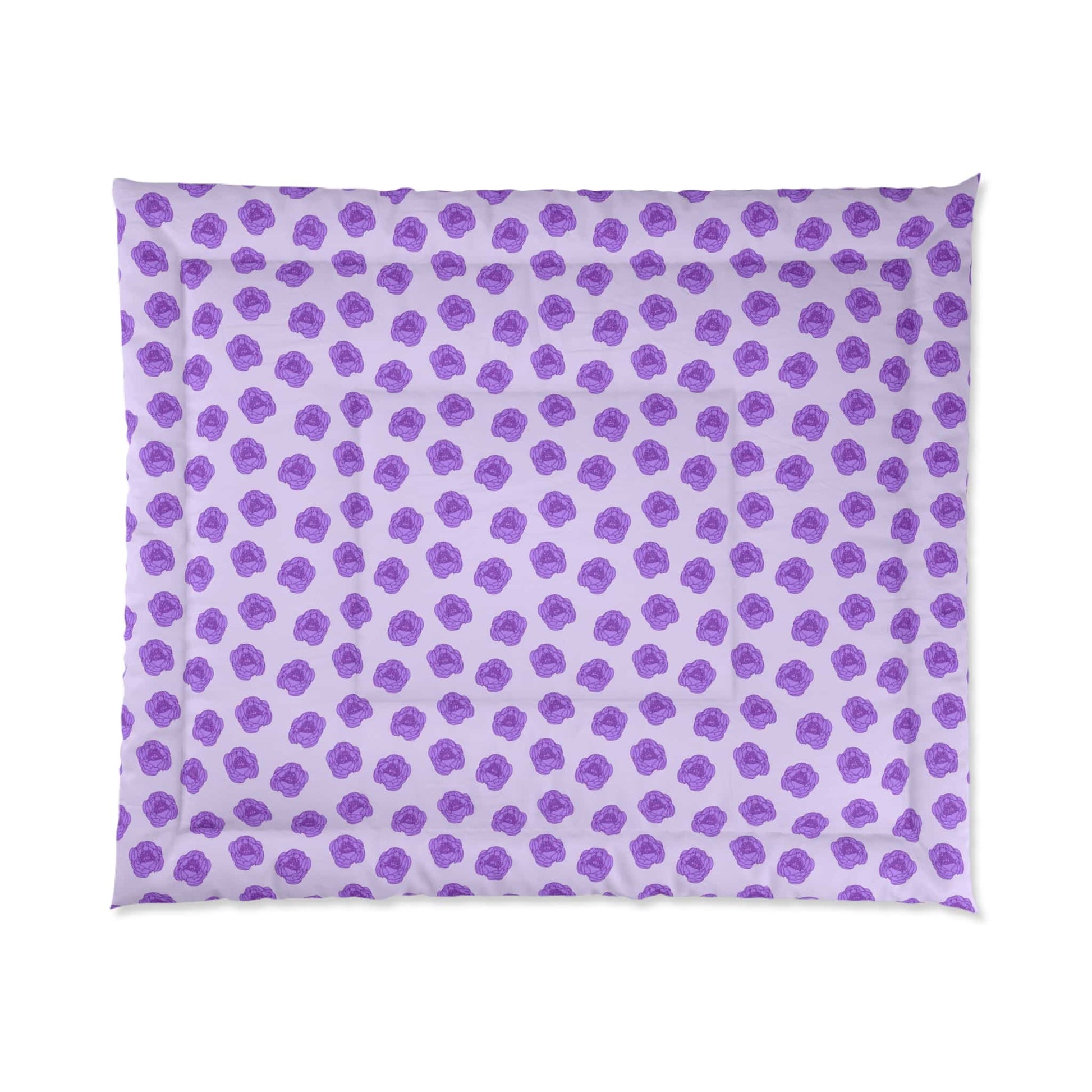 Lilac Mist Peonies Comforter