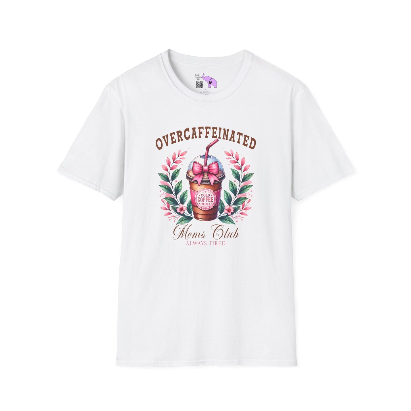 Overcaffeinated Mom's Club T-shirt