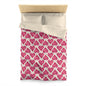 Simple Hearts Microfiber Duvet Cover