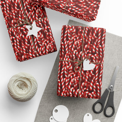 Candy Cane Craze Wrapping Paper