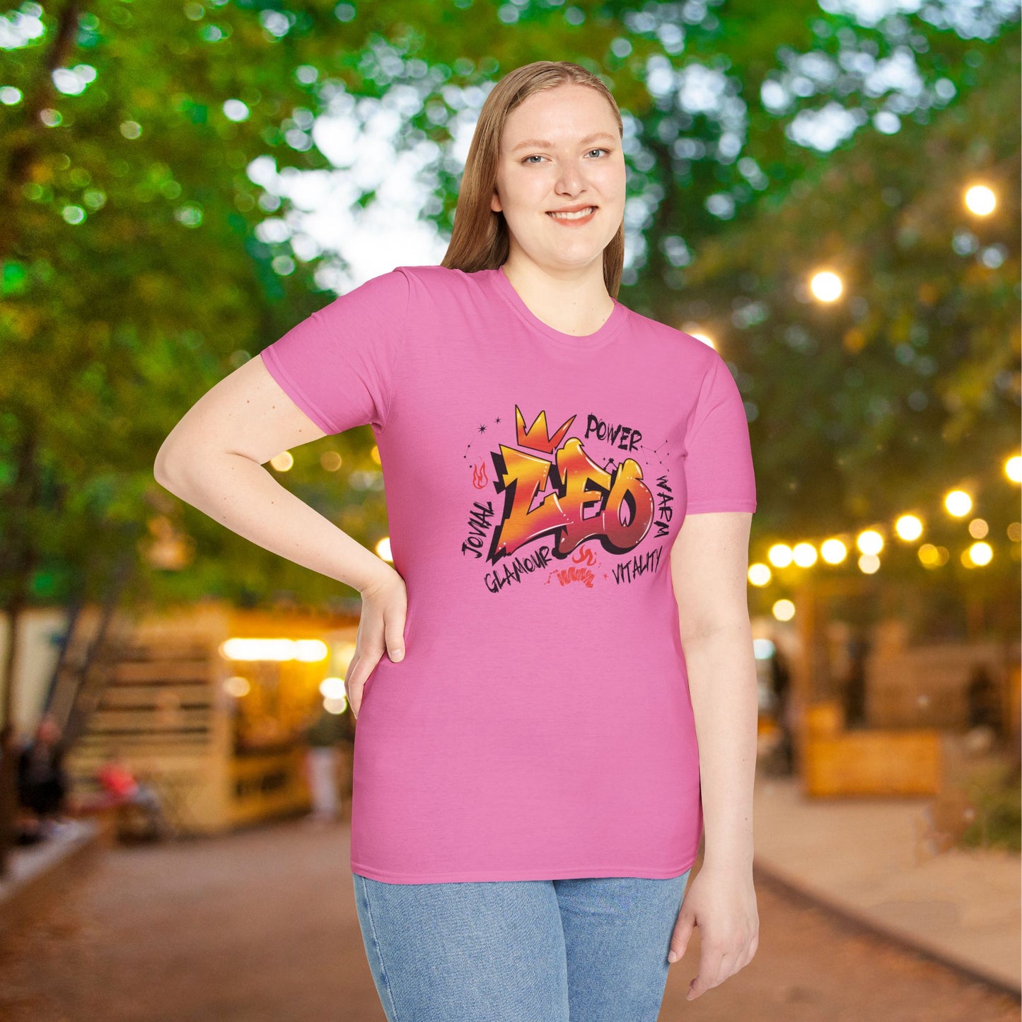 Leo Street Art Adult T-shirt