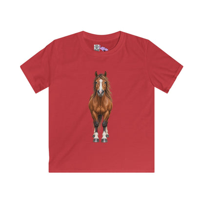 ""Front to Back Horse Lover Youth Softstyle Tee
