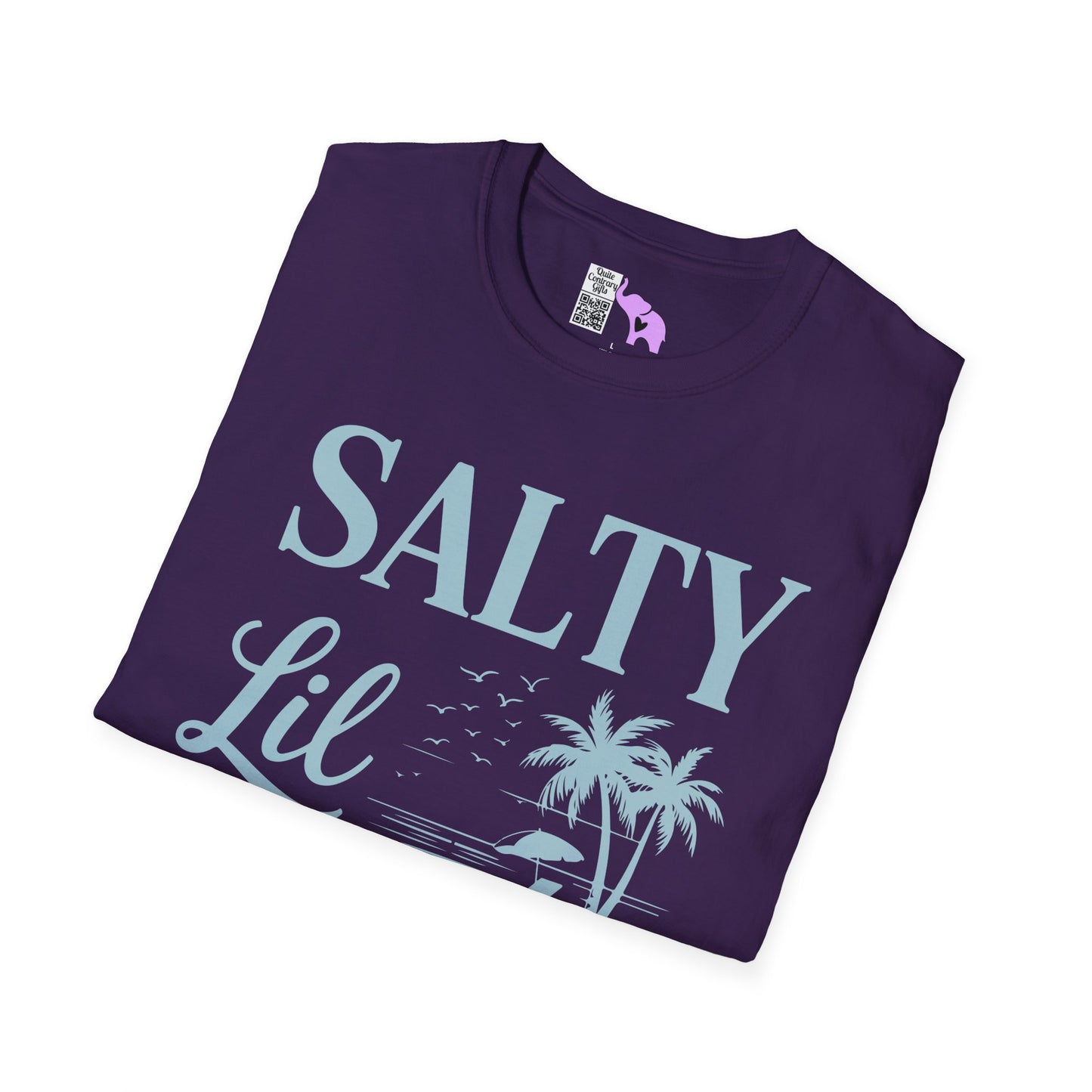Salty LIl' Beach Adult T-shirt